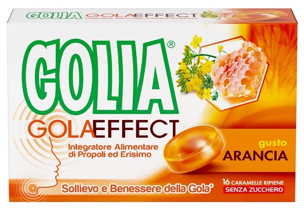 GOLIA GOLA EFFECT ARANCIA 16 CARAMELLE RIPIENE - Gruppofarmastore.it