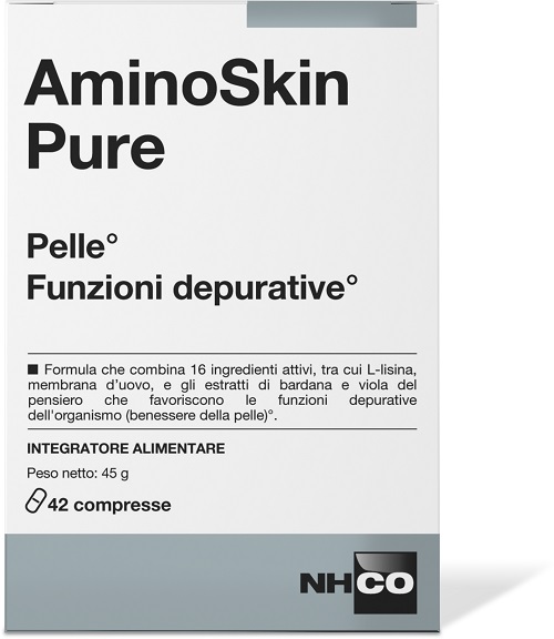 NHCO AMINOSKIN PURE 42 COMPRESSE - Gruppofarmastore.it