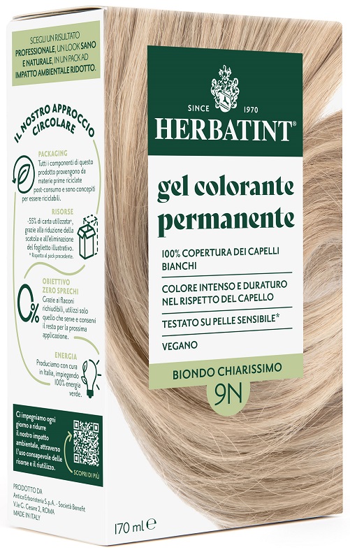 HERBATINT 9N BIONDO CHIARISSIMO 170 ML - Gruppofarmastore.it