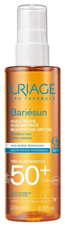 URIAGE EAU THERMALE BARIESUN SPF50+ OLIO SECCO ILLUMINANTE 200 ML - Gruppofarmastore.it