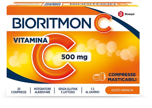 BIORITMON C 500MG VITAMINA C 20 COMPRESSE MASTICABILI - Gruppofarmastore.it