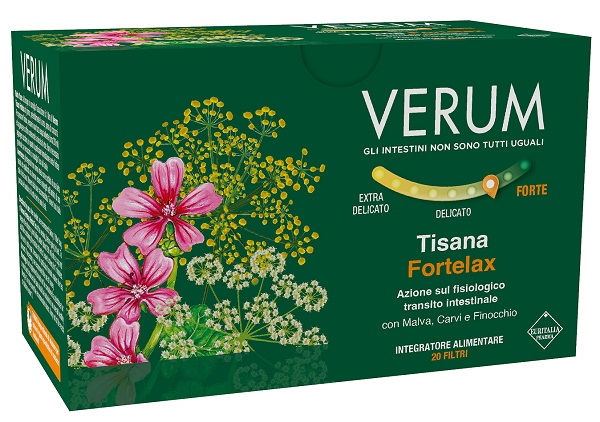 VERUM FORTELAX TISANA 20 FILTRI NEW - Gruppofarmastore.it