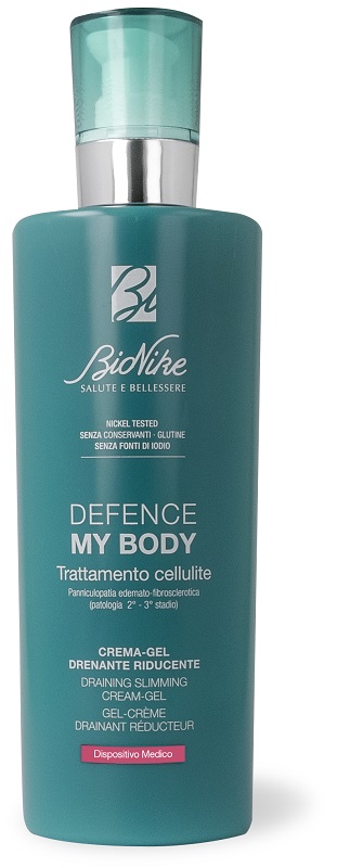 CREMA GEL DRENANTE RIDUCENTE DEFENCE MY BODY 400 ML - Gruppofarmastore.it