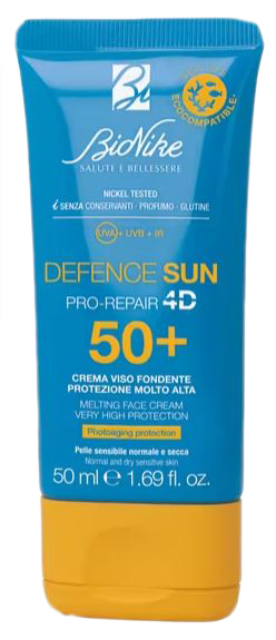 DEFENCE SUN 50+ CREMA VISO FONDENTE 50 ML - Gruppofarmastore.it