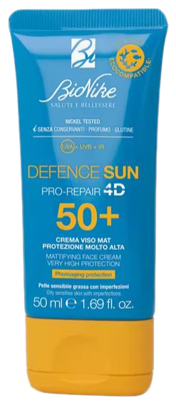 DEFENCE SUN 50+ CREMA VISO MAT 50 ML - Gruppofarmastore.it
