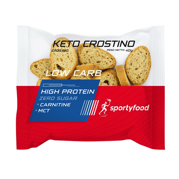 SPORTYFOOD KETO CROSTINO CLASSIC 40 G - Gruppofarmastore.it