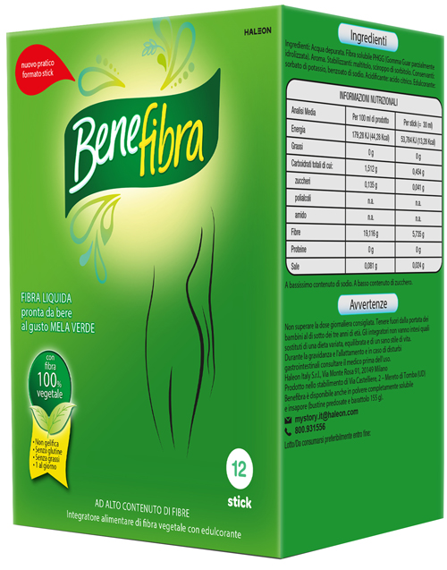 BENEFIBRA LIQUIDA 12 STICK DA 30 ML - Gruppofarmastore.it