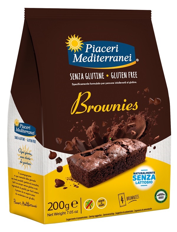 PIACERI MEDITERRANEI BROWNIES 200 G - Gruppofarmastore.it