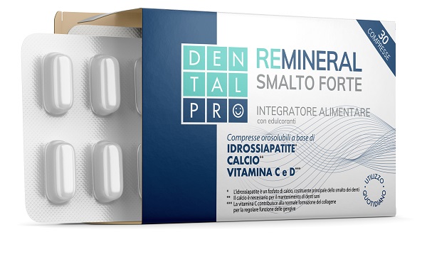 DENTALPRO REMINERAL SMALTO FORTE 30 COMPRESSE - Gruppofarmastore.it