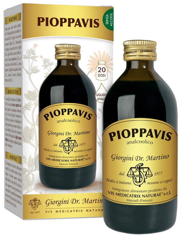PIOPPAVIS LIQUIDO ANALCOOLICO 200 ML - Gruppofarmastore.it