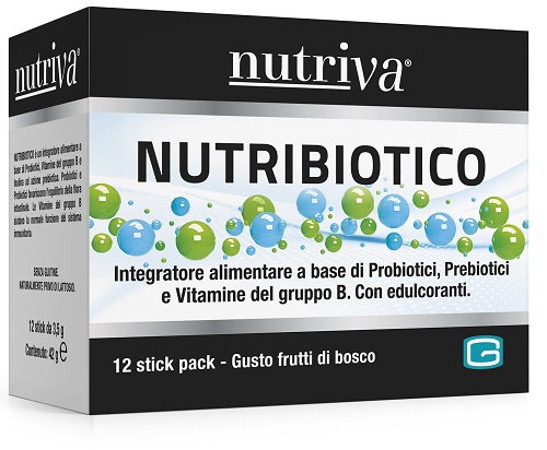 NUTRIVA NUTRIBIOTICO 12 STICK PACK - Gruppofarmastore.it
