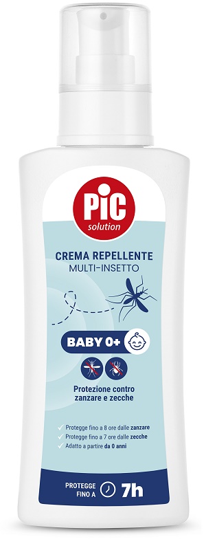 PIC SOLUTION CREMA REPELLENTE MULTI-INSETTO BABY 0+ 100 ML - Gruppofarmastore.it
