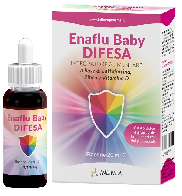 ENAFLU BABY DIFESA GOCCE 20 ML GUSTO DOLCE SENZA GLUTINE - Gruppofarmastore.it