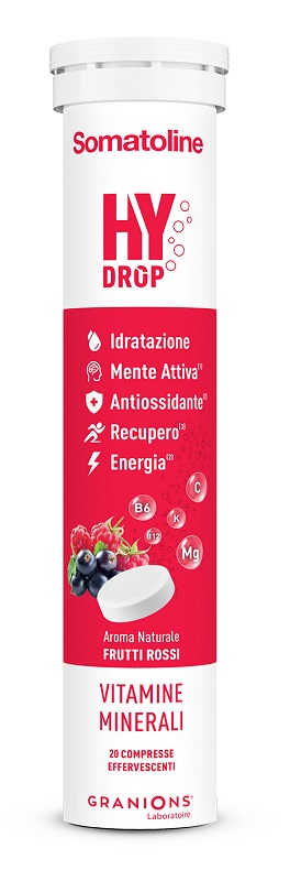 SOMATOLINE HYDROP FRUTTI ROSSI 20 COMPRESSE EFFERVESCENTI - Gruppofarmastore.it