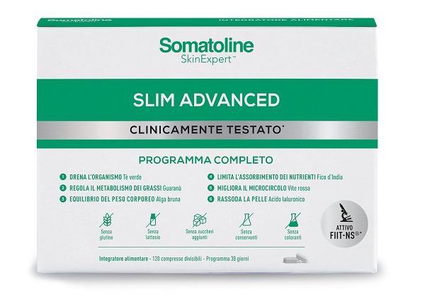 SOMATOLINE SLIM ADVANCED 120 COMPRESSE SENZA GLUTINE SENZA LATTOSIO - Gruppofarmastore.it