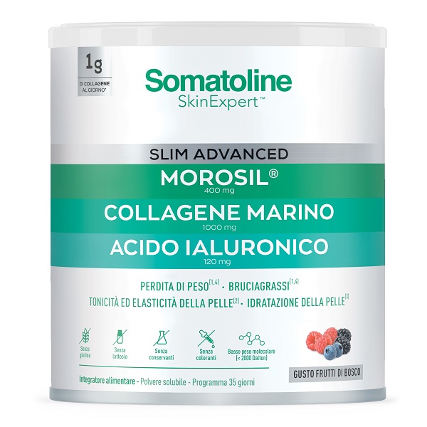 SOMATOLINE SLIM ADVANCED 275 G SENZA GLUTINE SENZA LATTOSIO - Gruppofarmastore.it