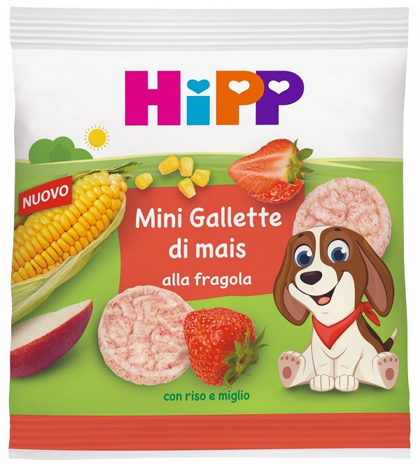 HIPP MINI GALLETTE MAIS FRAGOLA 23 G - Gruppofarmastore.it