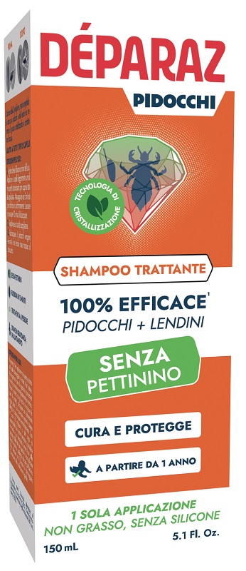 DEPARAZ SHAMPOO TRATTANTE ANTI PIDOCCHIO 150 ML - Gruppofarmastore.it