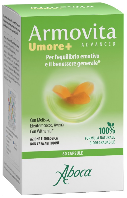 ARMOVITA UMORE+ 60 CAPSULE 466 MG SENZA GLUTINE SENZA LATTOSIO - Gruppofarmastore.it