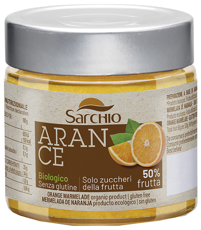 SARCHIO COMPOSTA DI ARANCE BIOLOGICO SENZA GLUTINE 250 G - Gruppofarmastore.it
