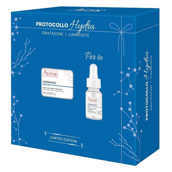 EAU THERMALE AVENE HYDRANCE COFANETTO NATALE 2026 HYDRA AQUA GEL-CREMA IDRATANTE 50 ML + CONCENTRATED HYDRATING SERUM 10 ML - Gruppofarmastore.it